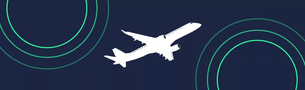 white airplane icon