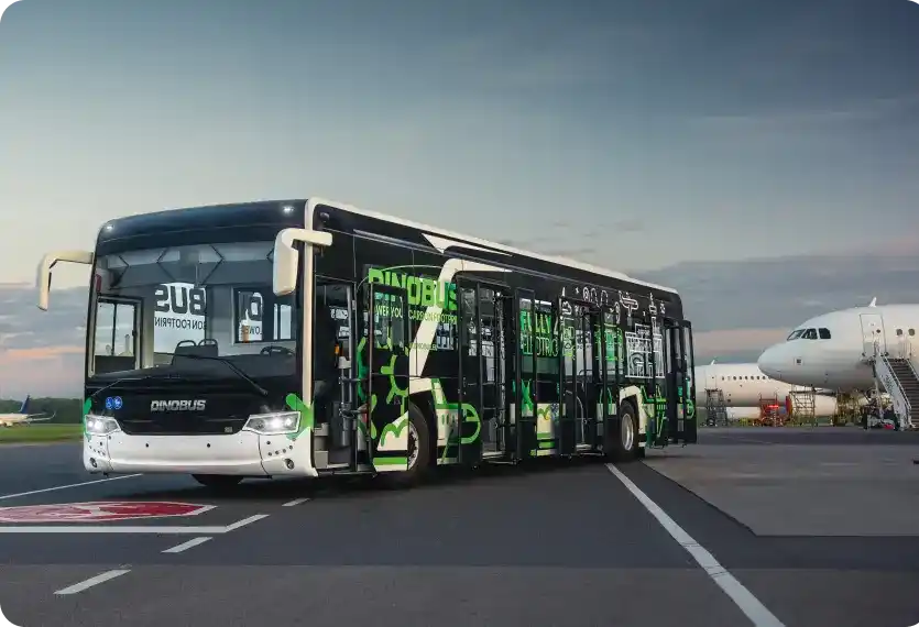GSE Apron bus on airport ground